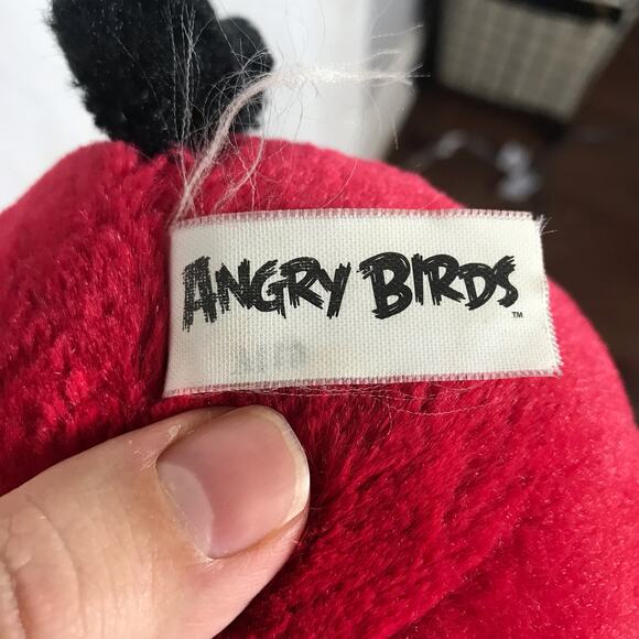Bundle of 2 Angry Birds Red Bird & Matilda White Small Plush Stuffed Animals - Picture 8 of 9